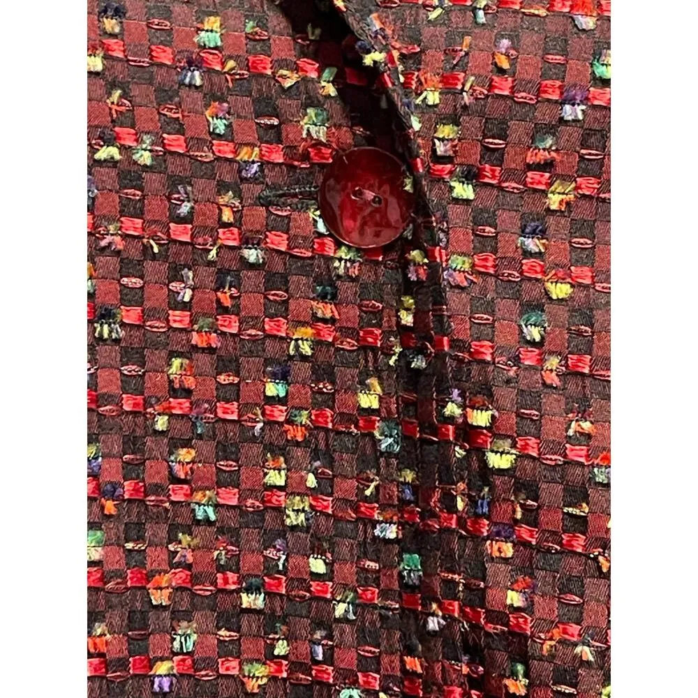 Dialogue Women's Button Front Jacket Blazer Shacket Coat Size XL - Image 7