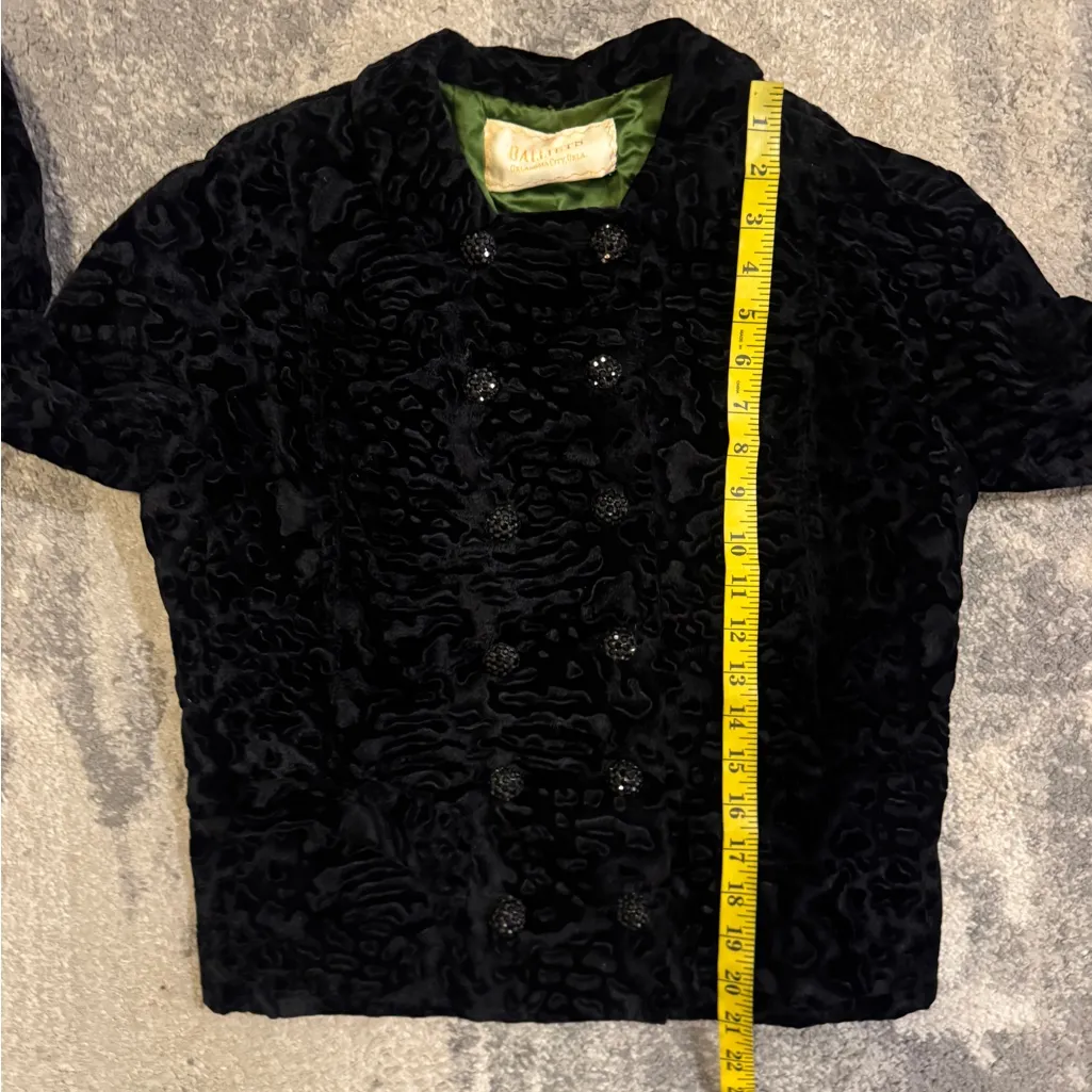 Samual Winston Black Textured Dress Suit Set Size undefined - Image 11