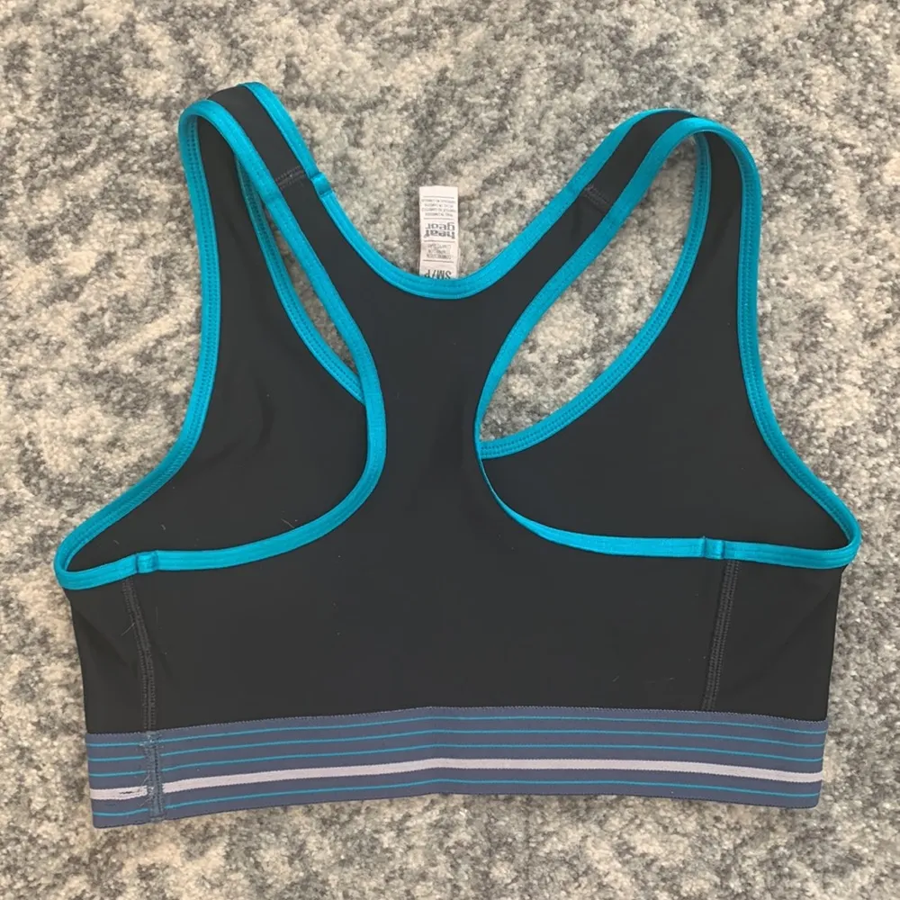 Black UA Compression Racerback Sports Bra - Image 4