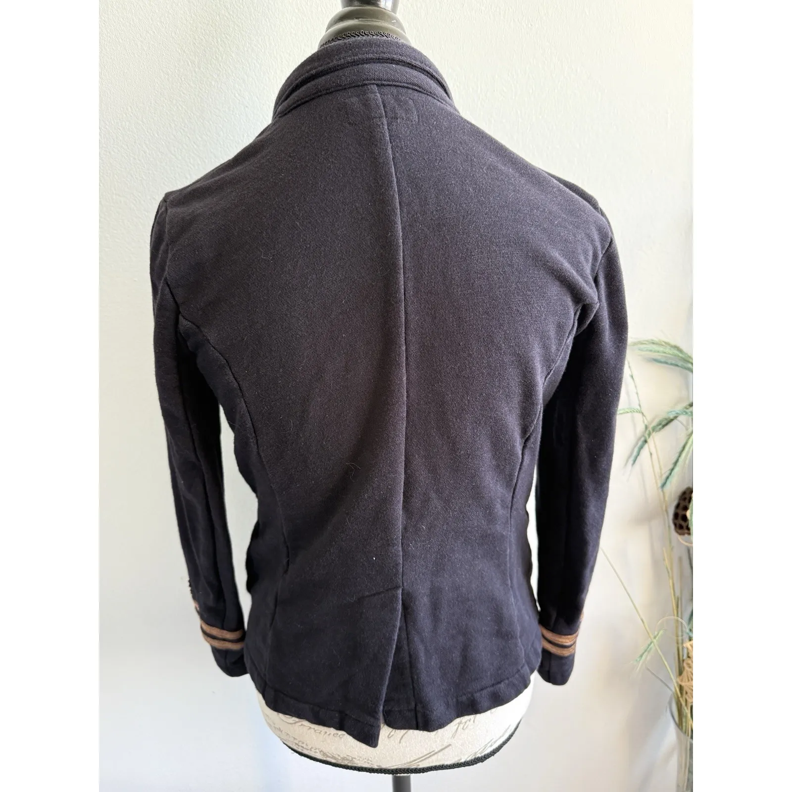 Denim & Supply Ralph Lauren Blue Double Breasted Yachting Military Jacket Size L Size L - Image 4