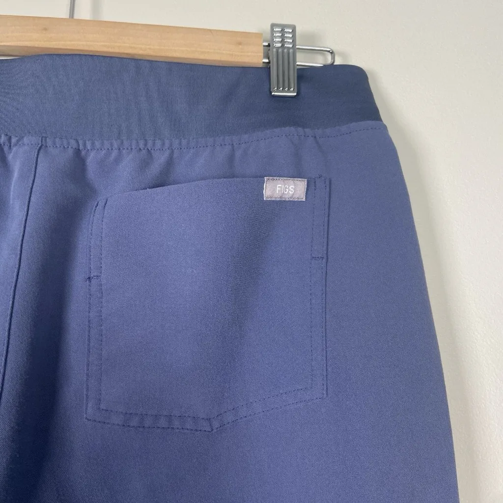 Figs Light Blue Scrub Tapered Pants Nursing Medical Care Taker‎ Uniform Size S/P - Image 6