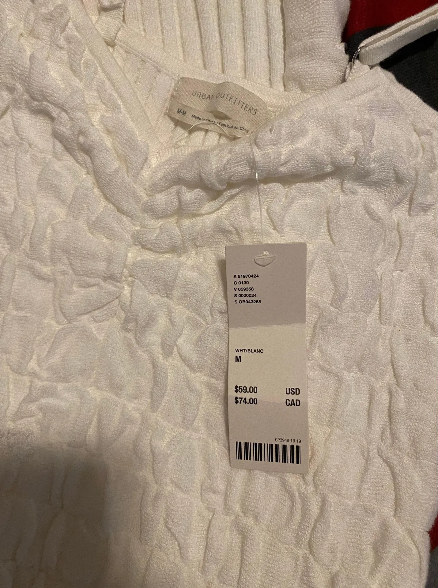 White Knit Dress - Image 2