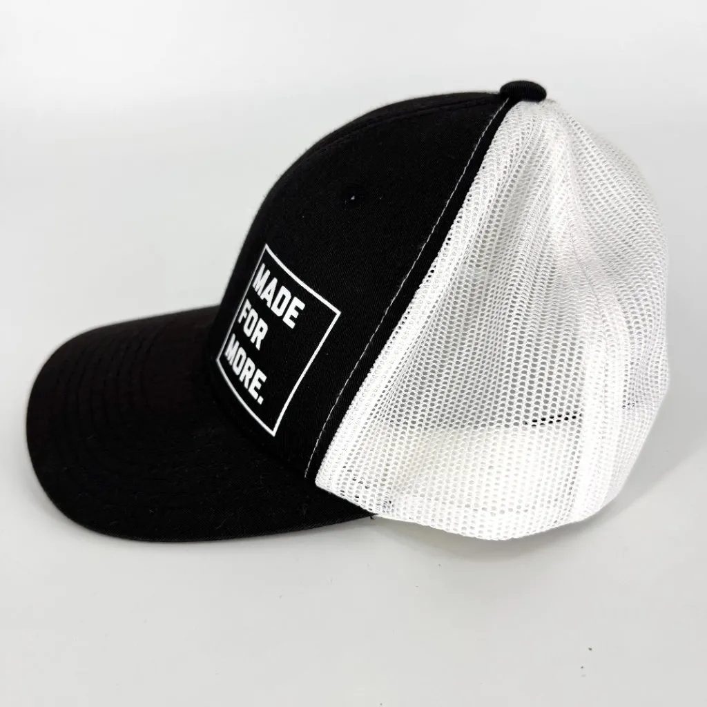 Made For More Trucker Hat Black White One Size - Image 2