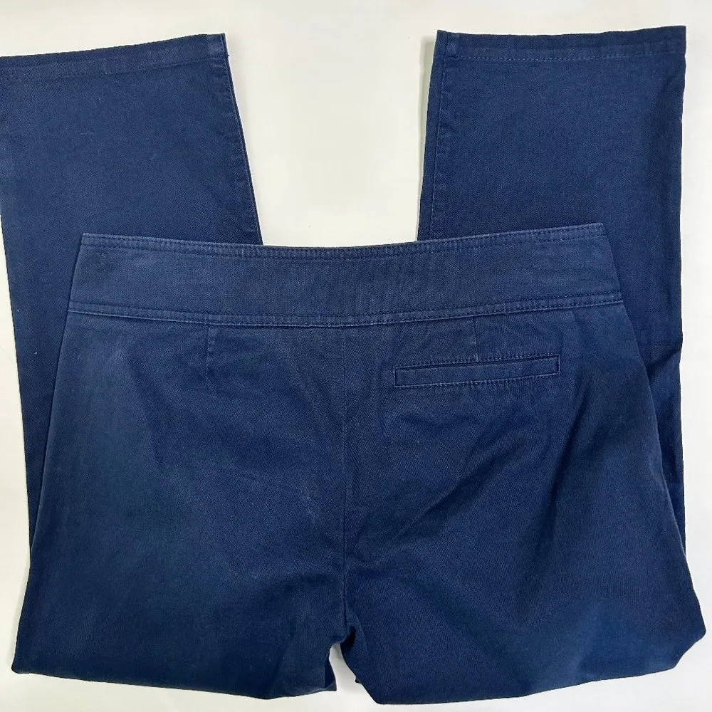 Lilly Pulitzer Palm Beach Crop Pants Navy Size 4 - Image 5