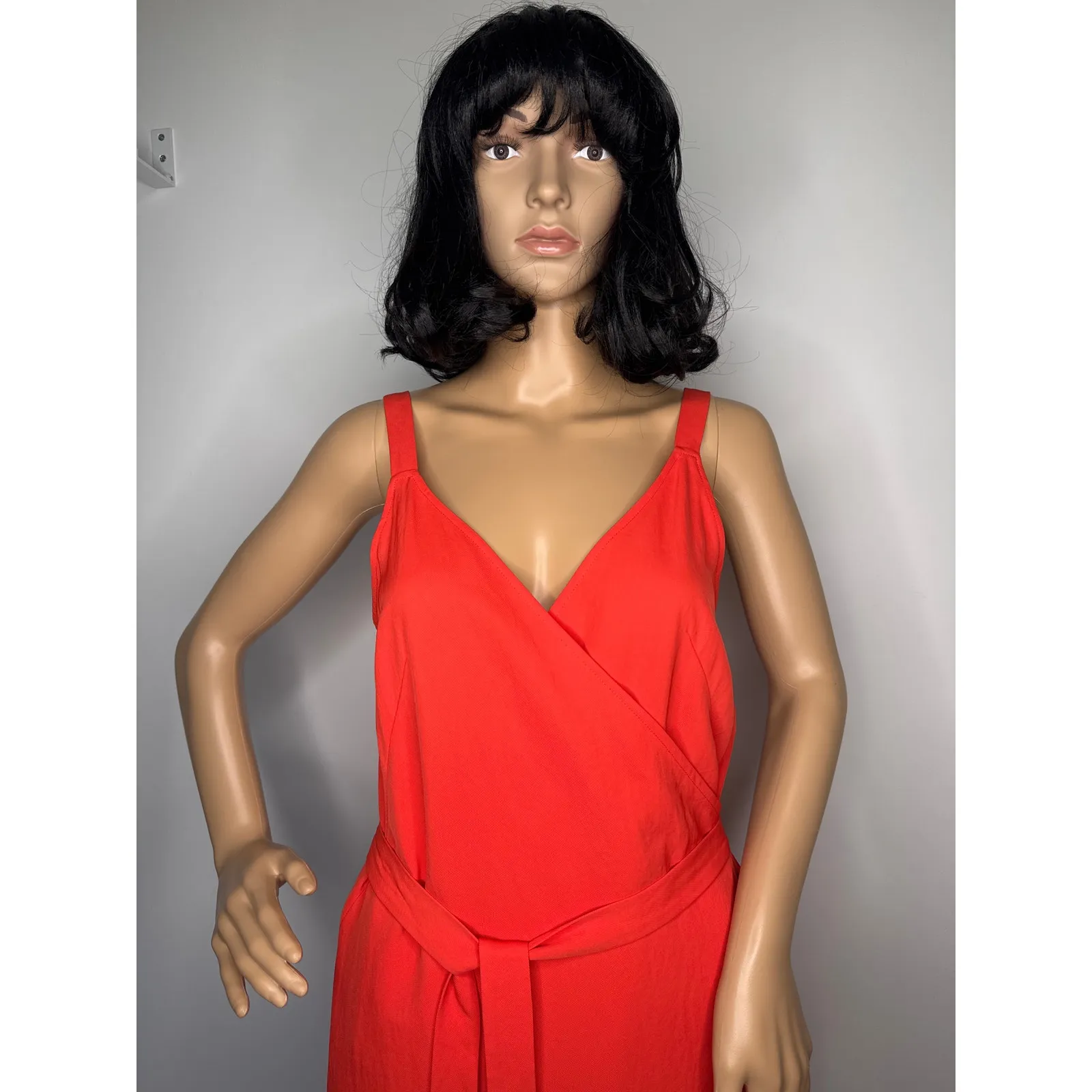 Everlane Japanese GoWeave Tank Wrap Dress Orange summer vacation size 6 - Image 5