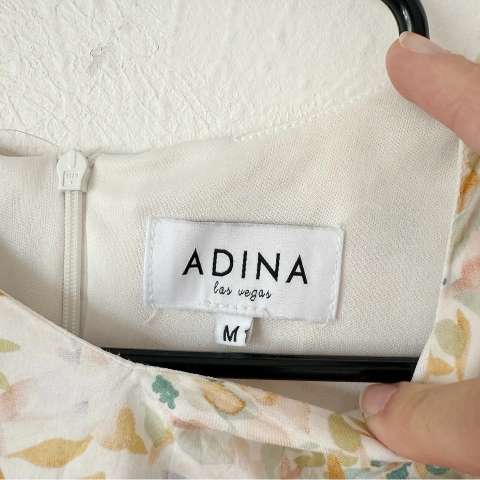 Adina Las Vegas Floral Dress Sz M Orange Size M - Image 4