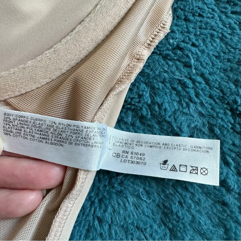 Wacoal 801165 Try Slenderness Seamless Body Briefer 36B Beige Shaper Bodysuit - Image 11