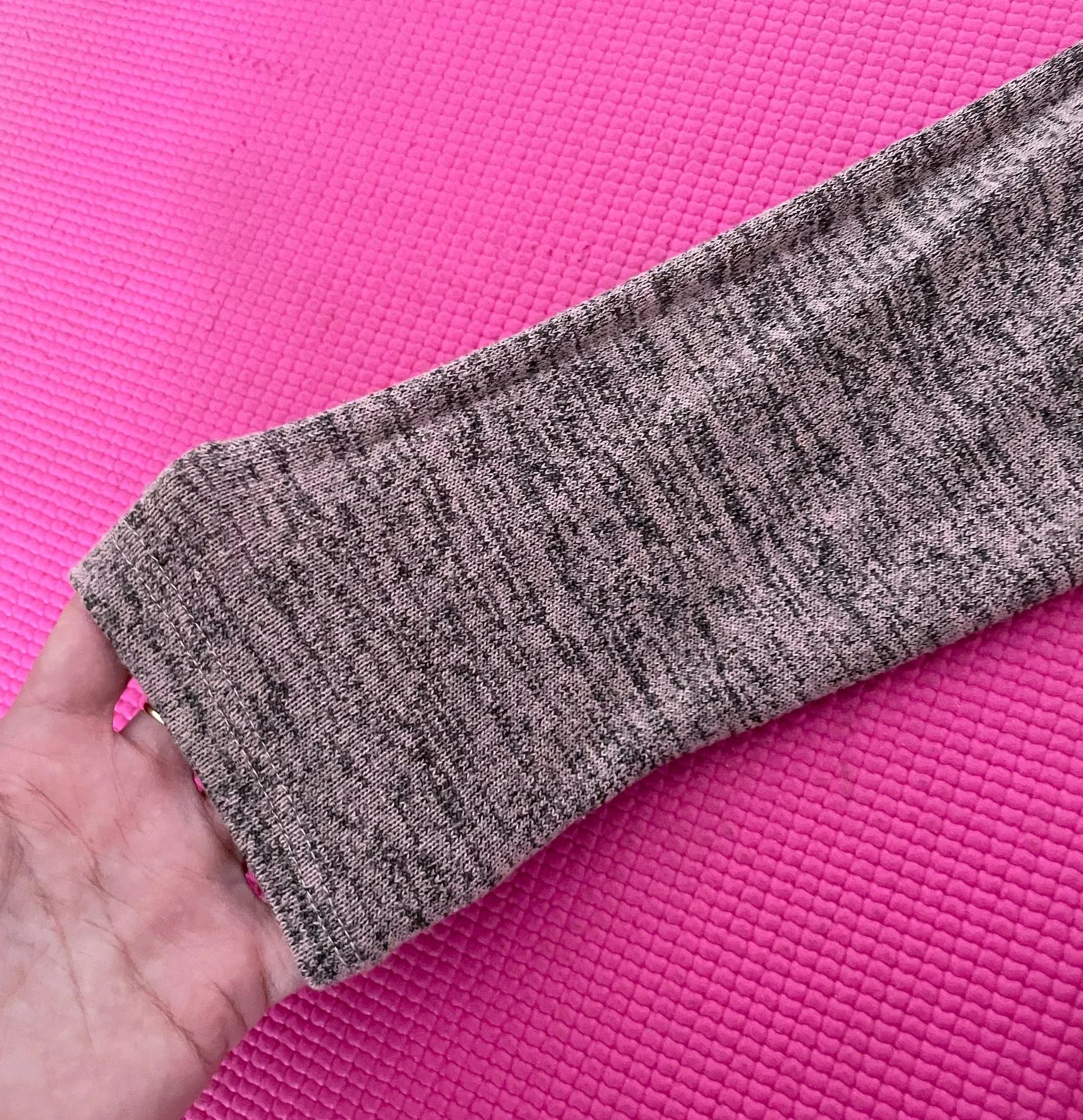 Fig & Blue Knit Top 3/4 Sleeves, size S Purple - Image 6