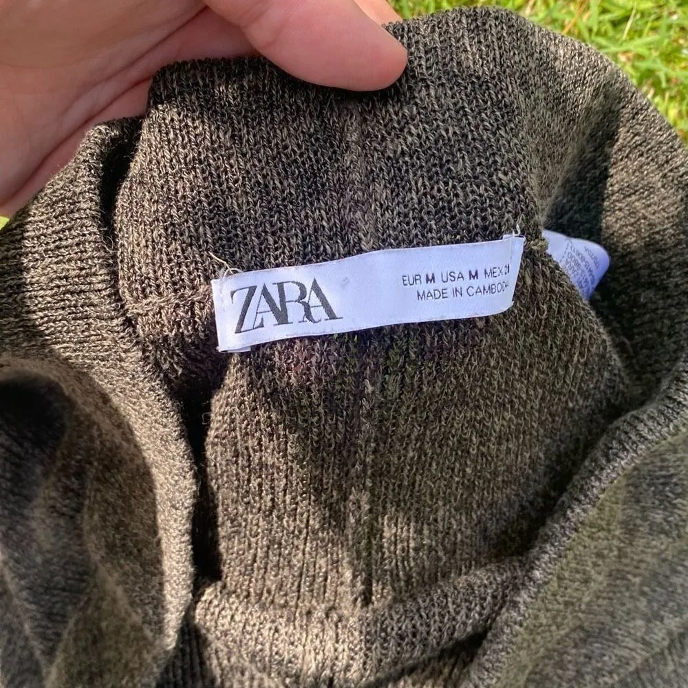 Zara Knit Loose Knit Culotte Pants | M‎ - Image 3