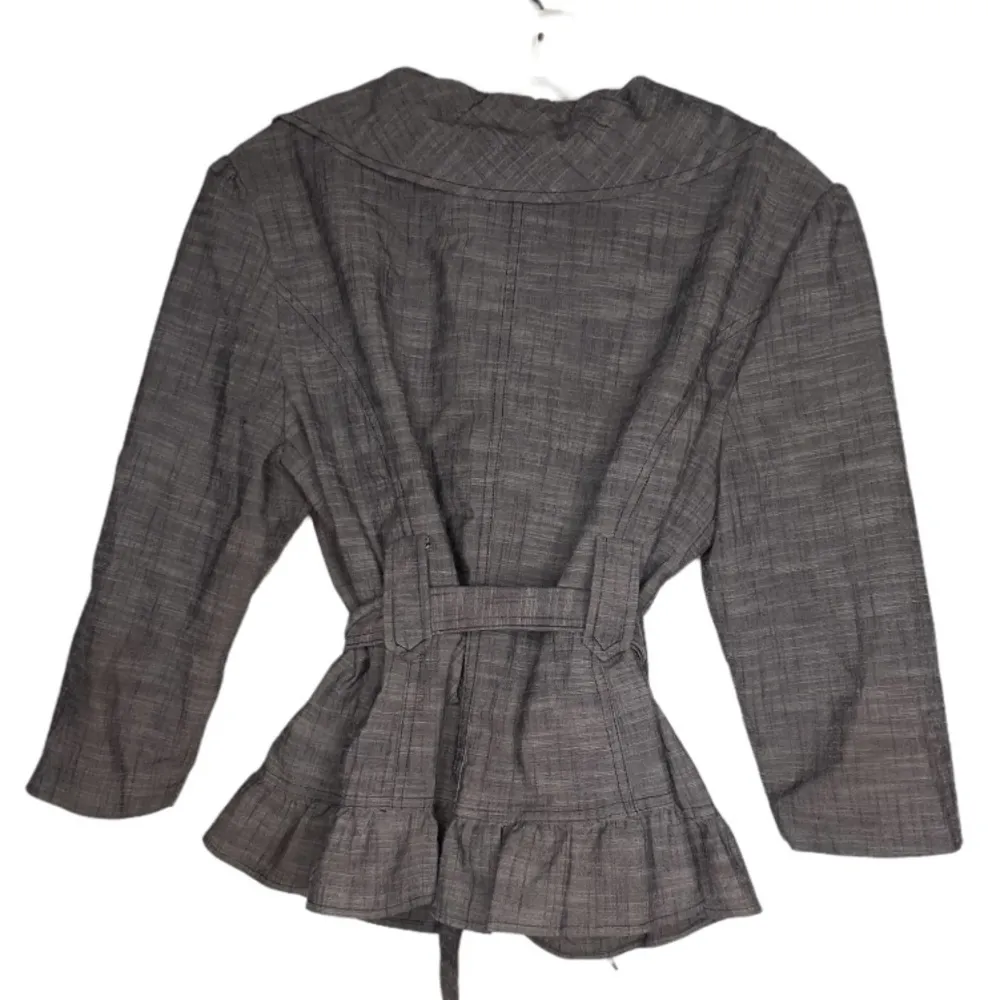 Vintage First Option Belted‎ Top Jacket Size L - Image 3