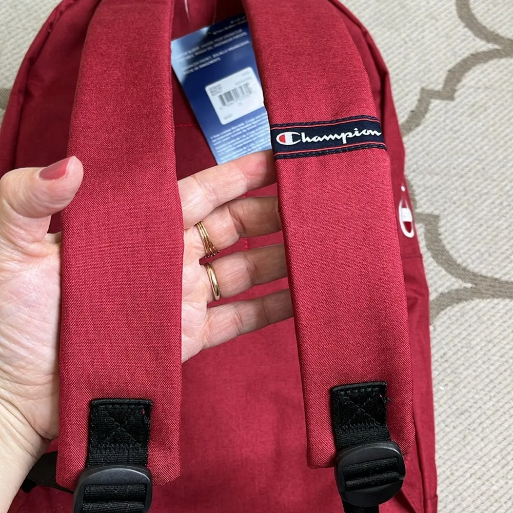 Champion CS1002 21L Performance Laptop Student Travel Multi-Purpose Backpack Red - Image 14