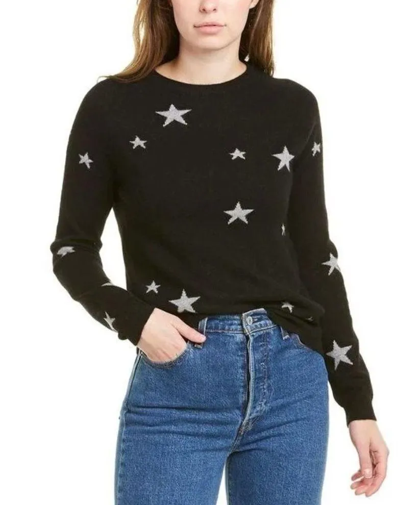 💕PHILOSOPHY💕 Cashmere Raglan Star Print Sweater Medium M NWT - Image 11