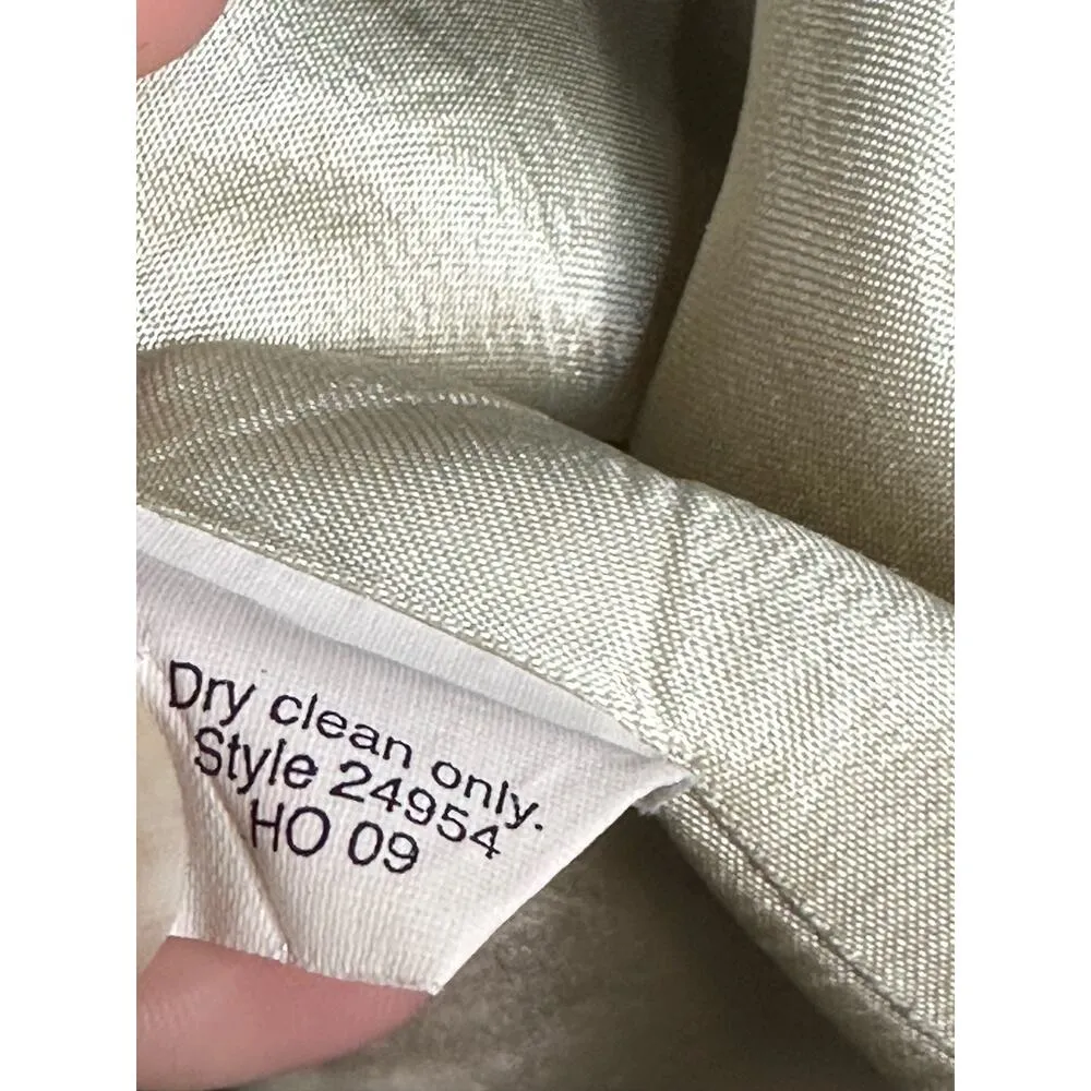 J. Crew Navy Blue White Pinstripe Gold Button Long Sleeve Blazer Wool Size 2 - Image 4