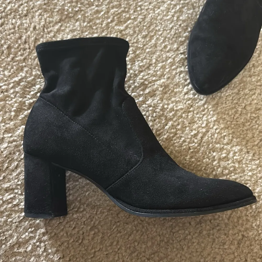 Black Suede Ankle Boots - Image 5
