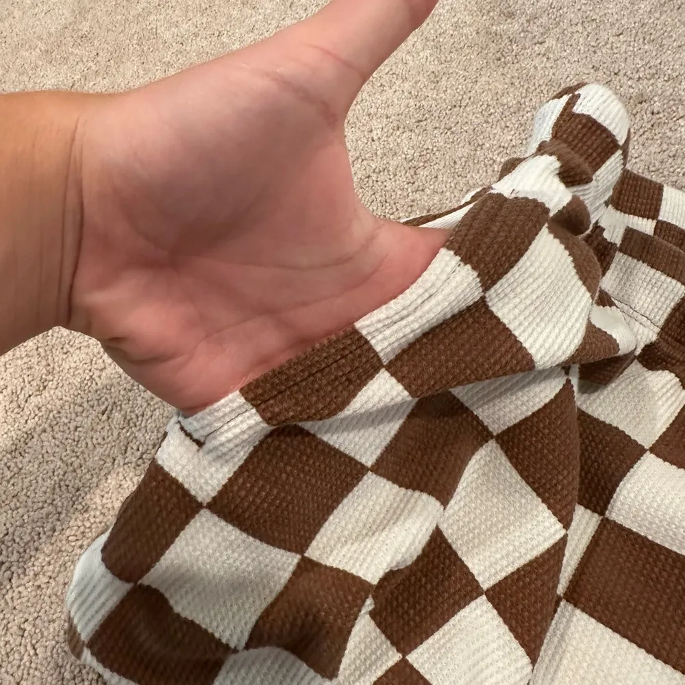 Ascot & Hart Checkered Shorts Size M - Image 4