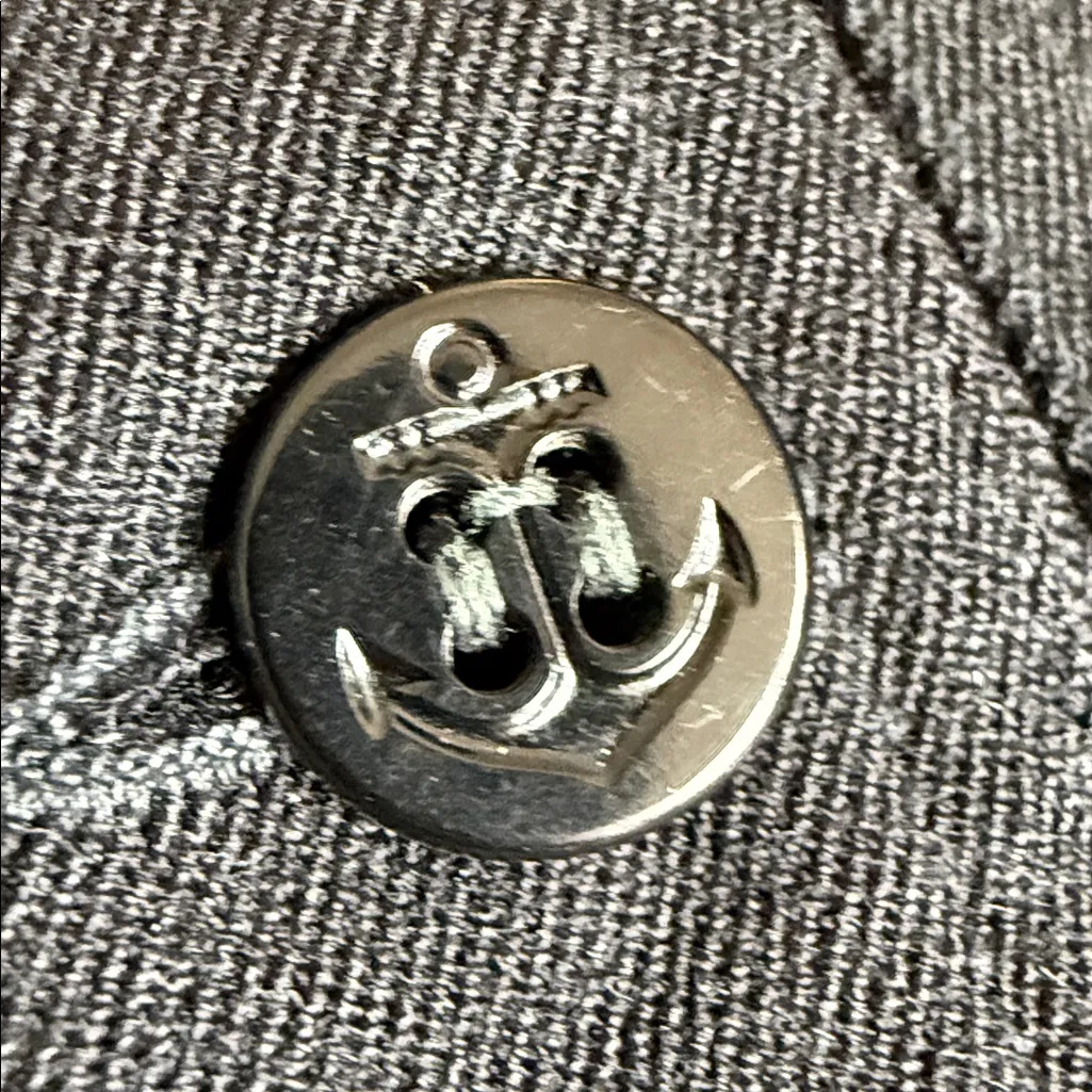 Unique wool front panel buttons Black Wide - Image 16