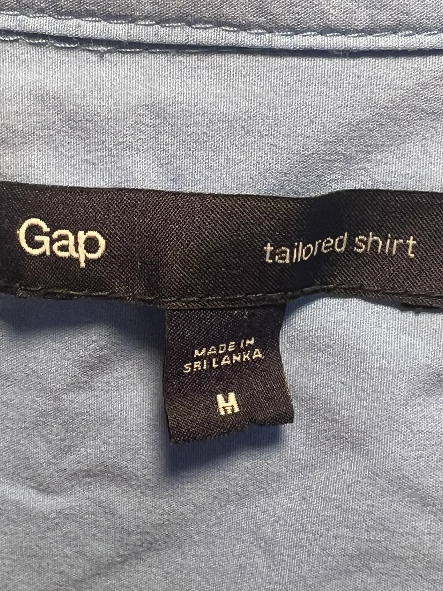 Long Sleeve Blue Shirt 3/4 - Image 4