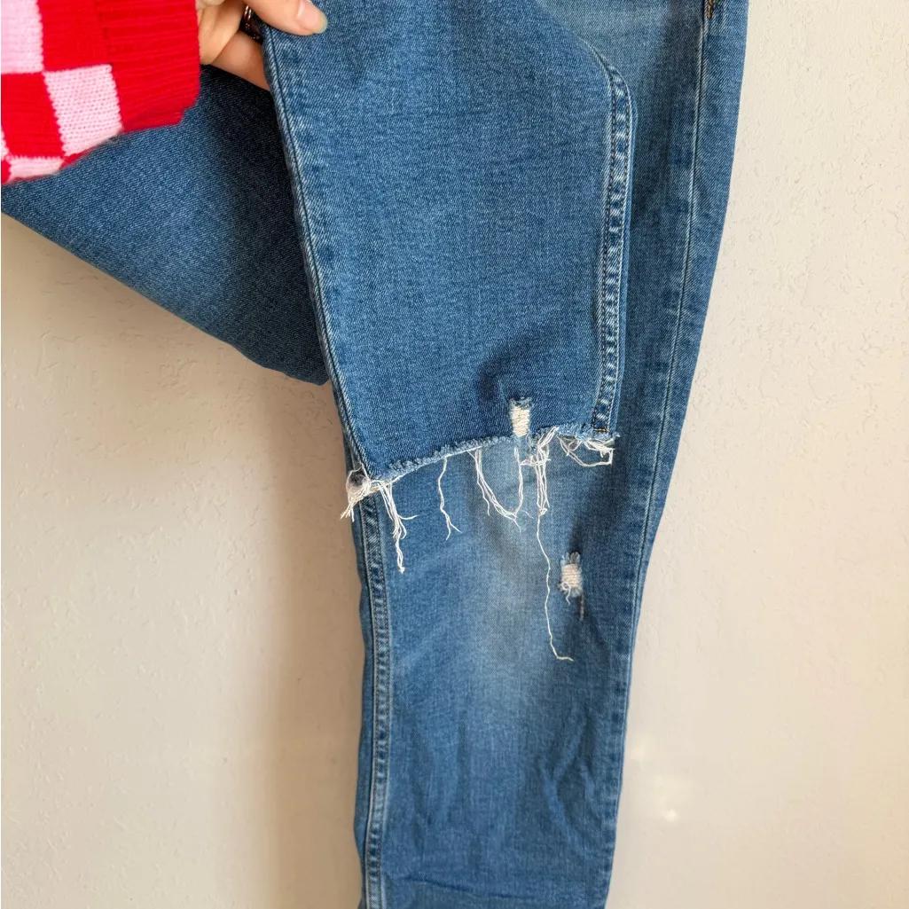 Gap Denim Cigarette Mid Wash Blue Denim High Rise Skinny Jeans Womens 6P - Image 3