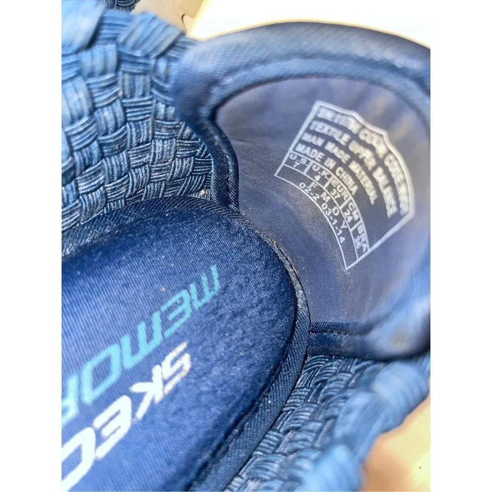 Skechers Synergy Sunday Stroll “Mary Jane”Memory Foam Shoe/Sandal Navy Blue Size - Image 8