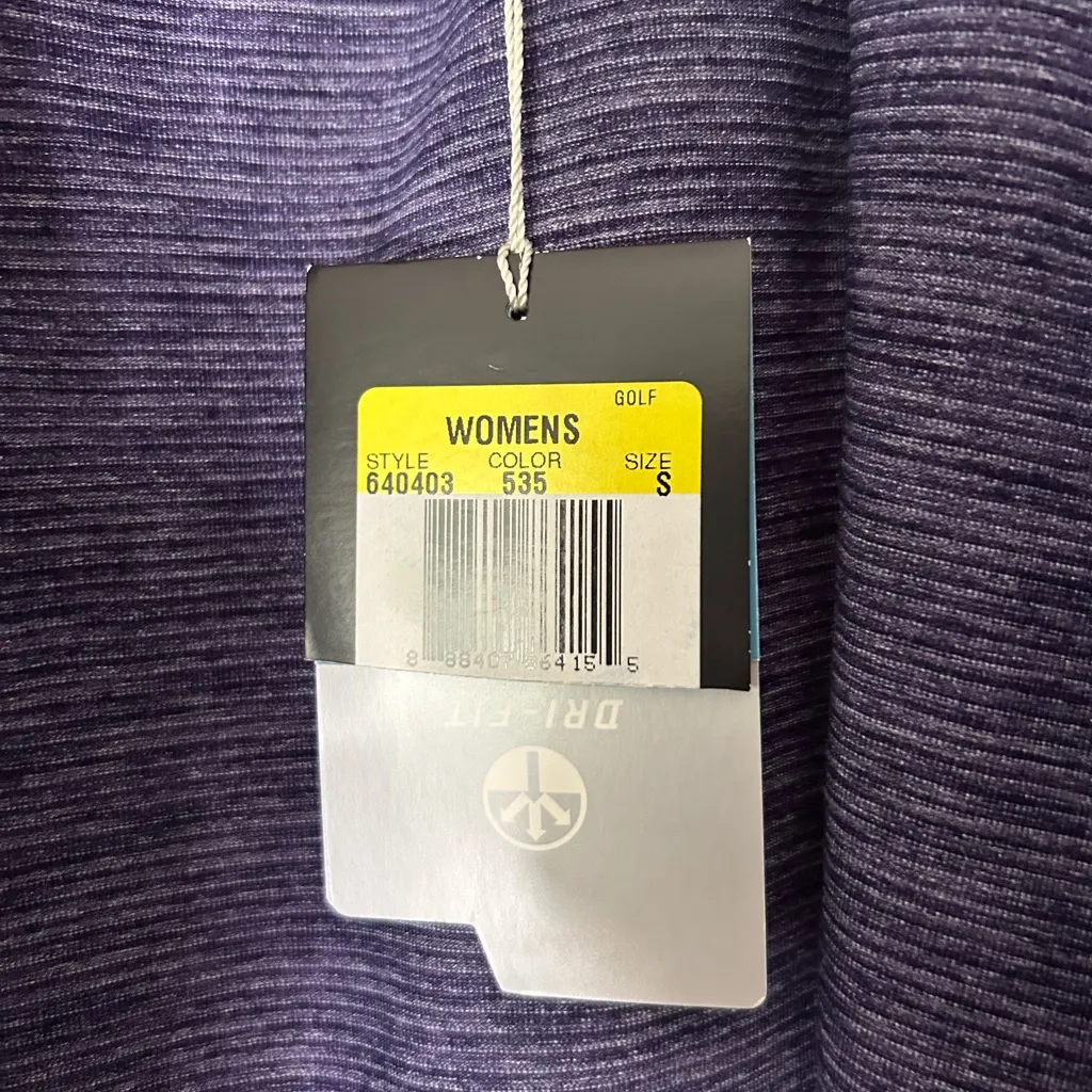 NWT Nike Golf Purple Dri-FIT Tour Performance Zippered Vest - Image 4