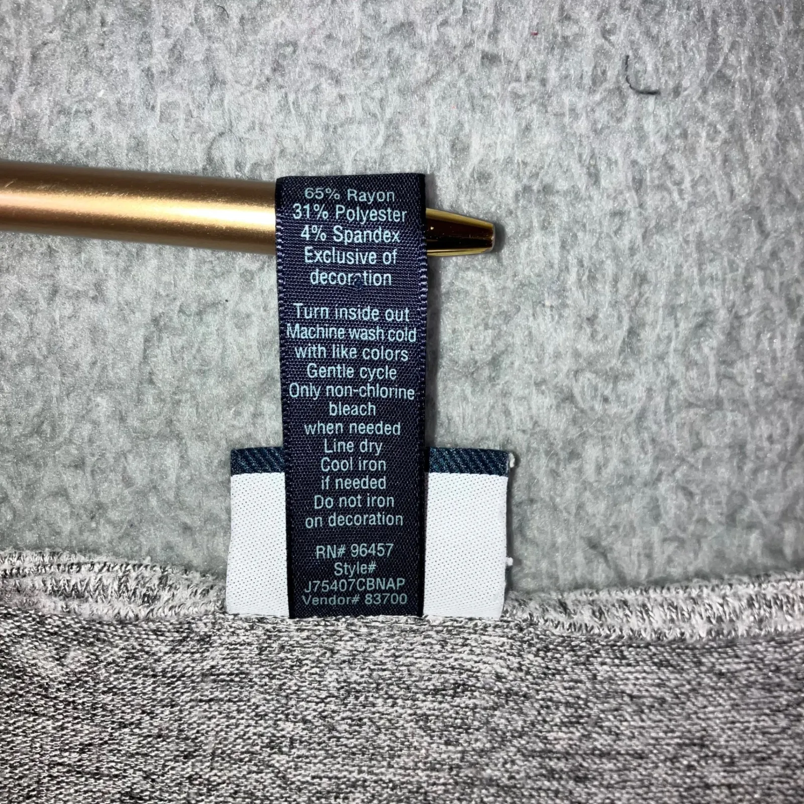 Daytrip Marled Knit Faux Wrap V Neck Long Sleeve Top Women Medium Blouse - Image 8