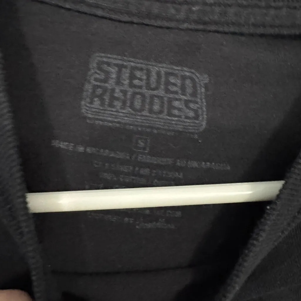 Steven Rhodes Black Long Sleeve Tee Shirt Let's Summon Demons Adult Size Small - Image 4