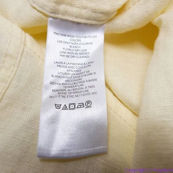 NEW Free People 100% Linen Crossover Back Bennie Crop Blazer, XS‎ - Image 10