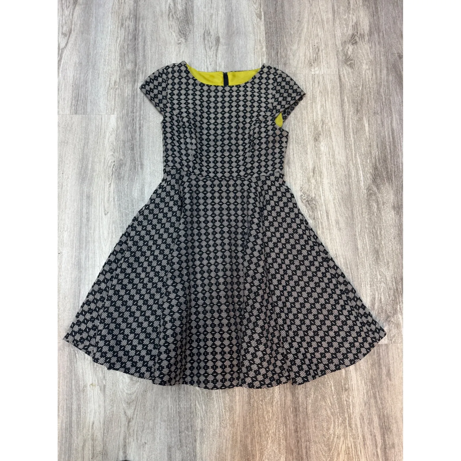 Anthropologie Maeve Jacquard Circle Skater Dress Size‎ 2 - Image 7