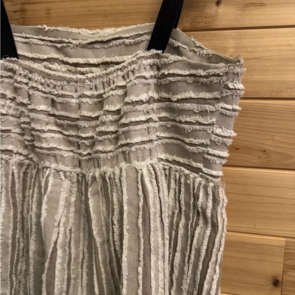 Maeve Anthropologie Size Medium Soeil Babydoll Ribbon Sleeve Cotton Tank Top - Image 6