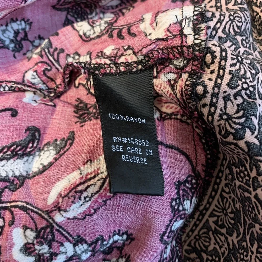 Torrid Womens Plus Sz 1X 2X Multicolor Paisley Print Open Front Cardigan Kimono - Image 5