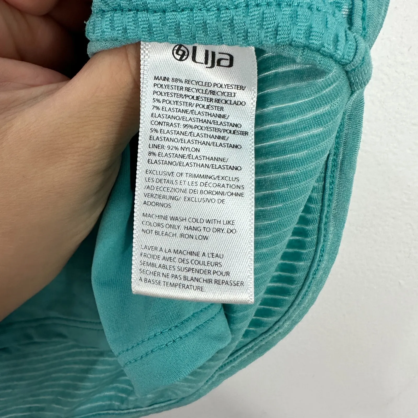 Lija Womens Skort Large Green Stretch Athletic Tennis Golf Athleisure Activewear - Image 8