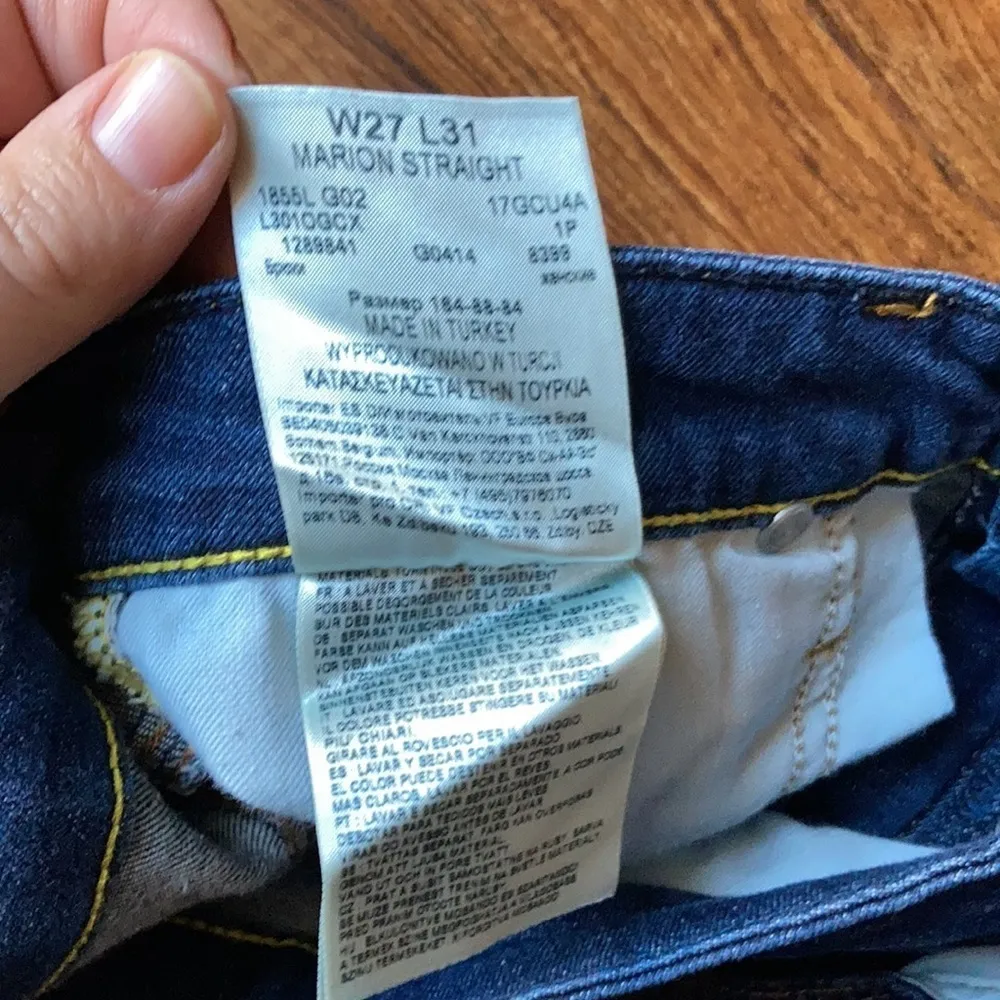 Lee Marion Straight Jeans Size W27 X L31 - Image 9