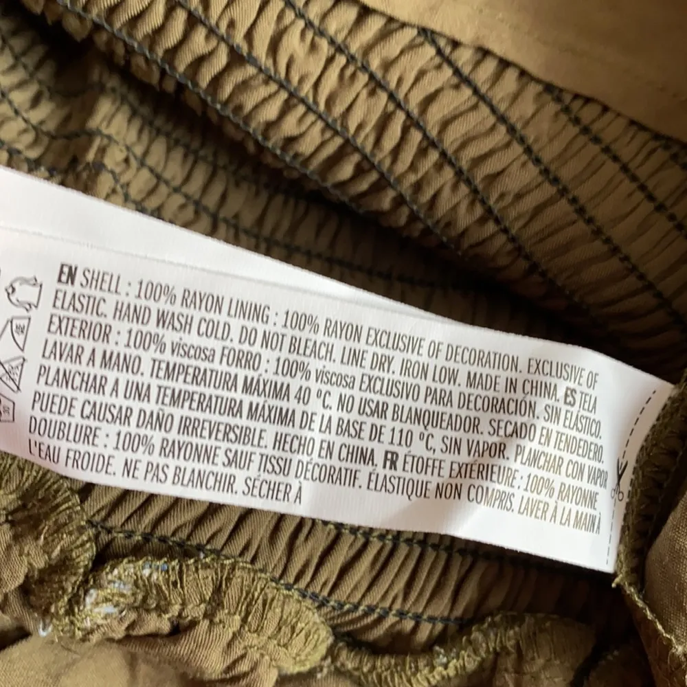 English Factory green embroidered strapless top - Image 7