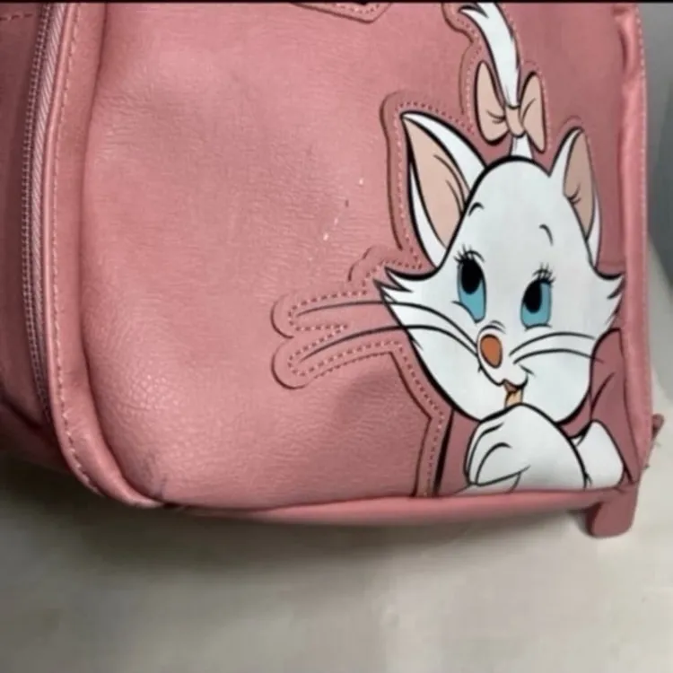 Disney Marie milk carton HEART LOGO Loungefly mini backpack - Image 6