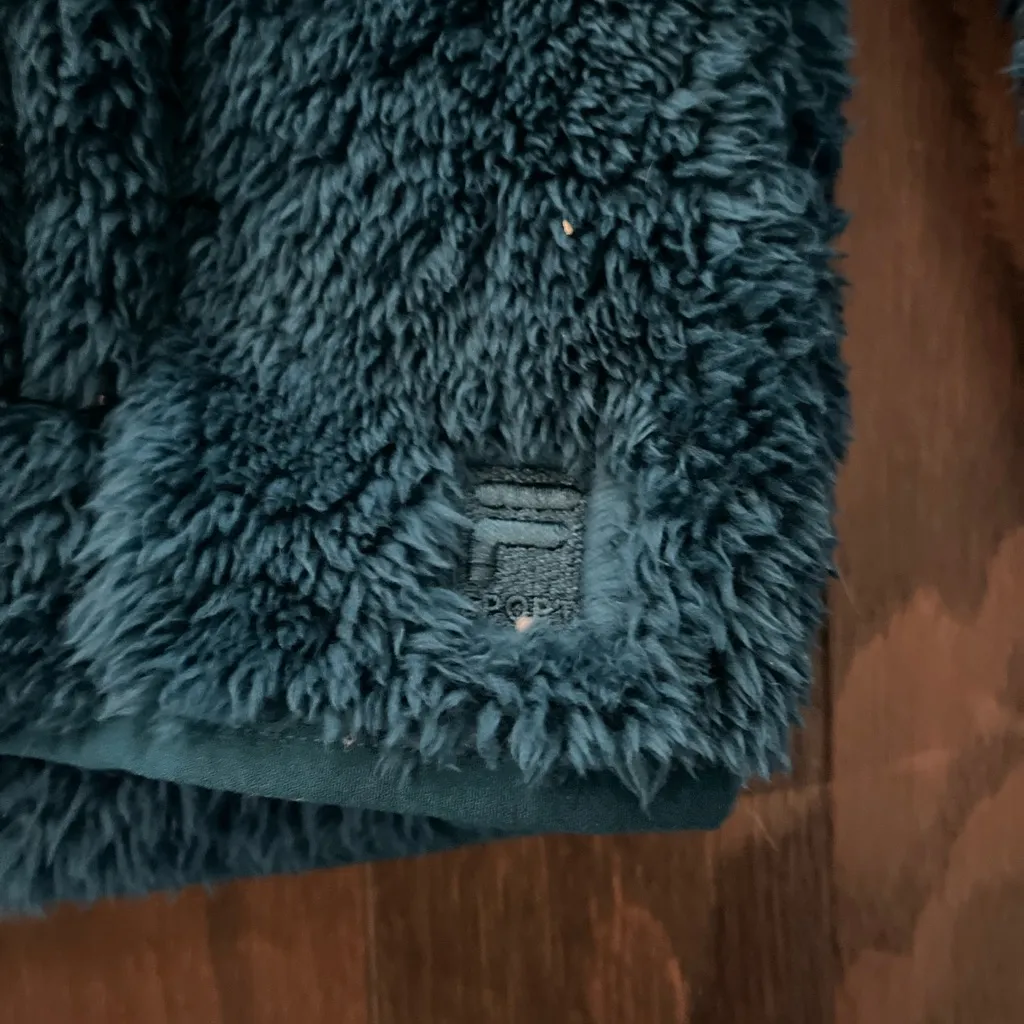 Fila Teal Fleece Jacket - Image 4