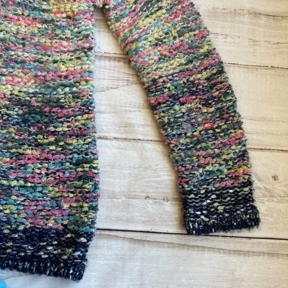 Easel Rainbow Pompom Sweater Sz S/M - Image 5