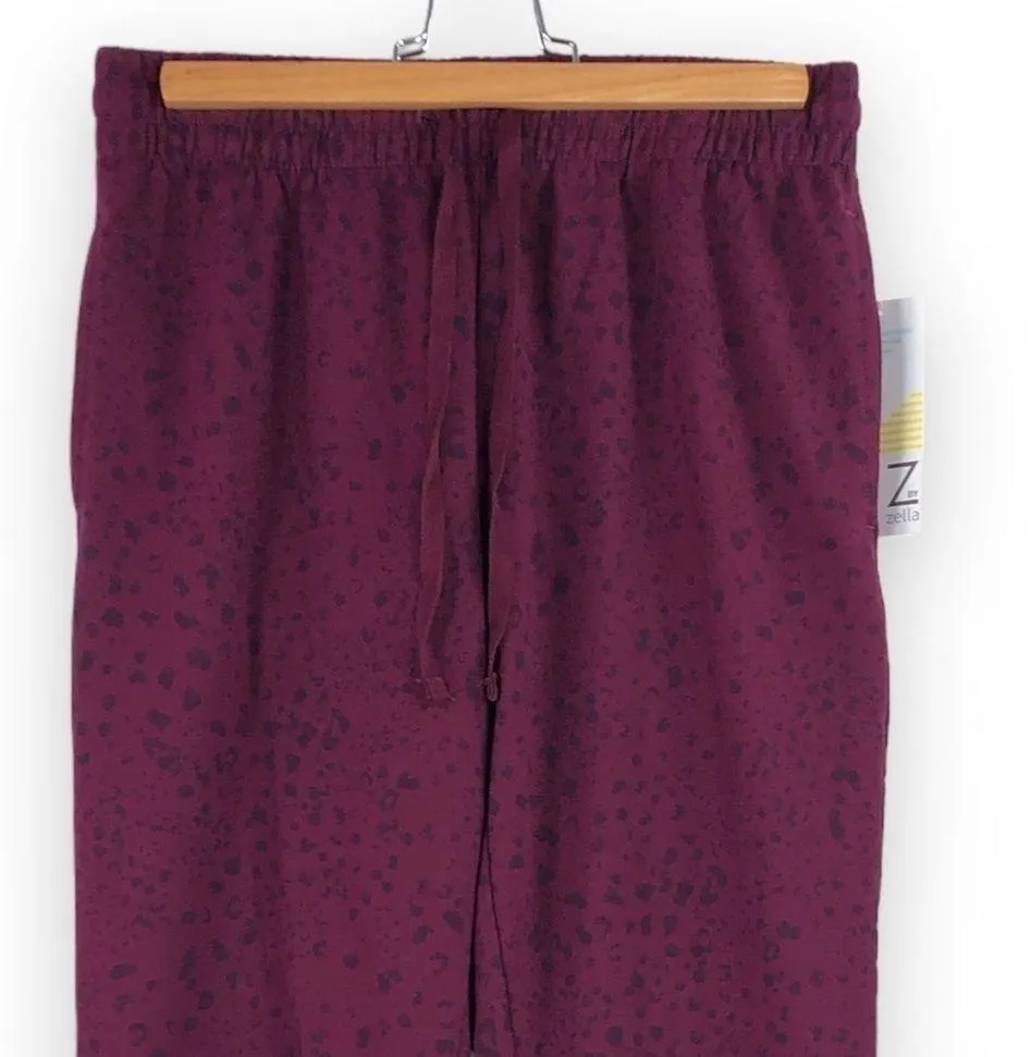 NWT - Z by Zella - Joggers Burgundy Animal Print - S - Image 7