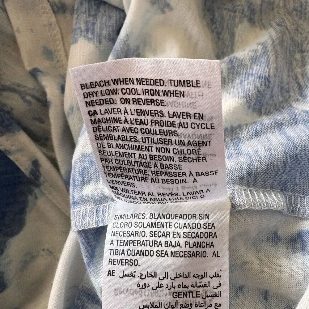 Style & Co 2X-Large Top Graphic Dolman Sleeve V-Neck Tie-Dye "Shine & Sparkle" - Image 9