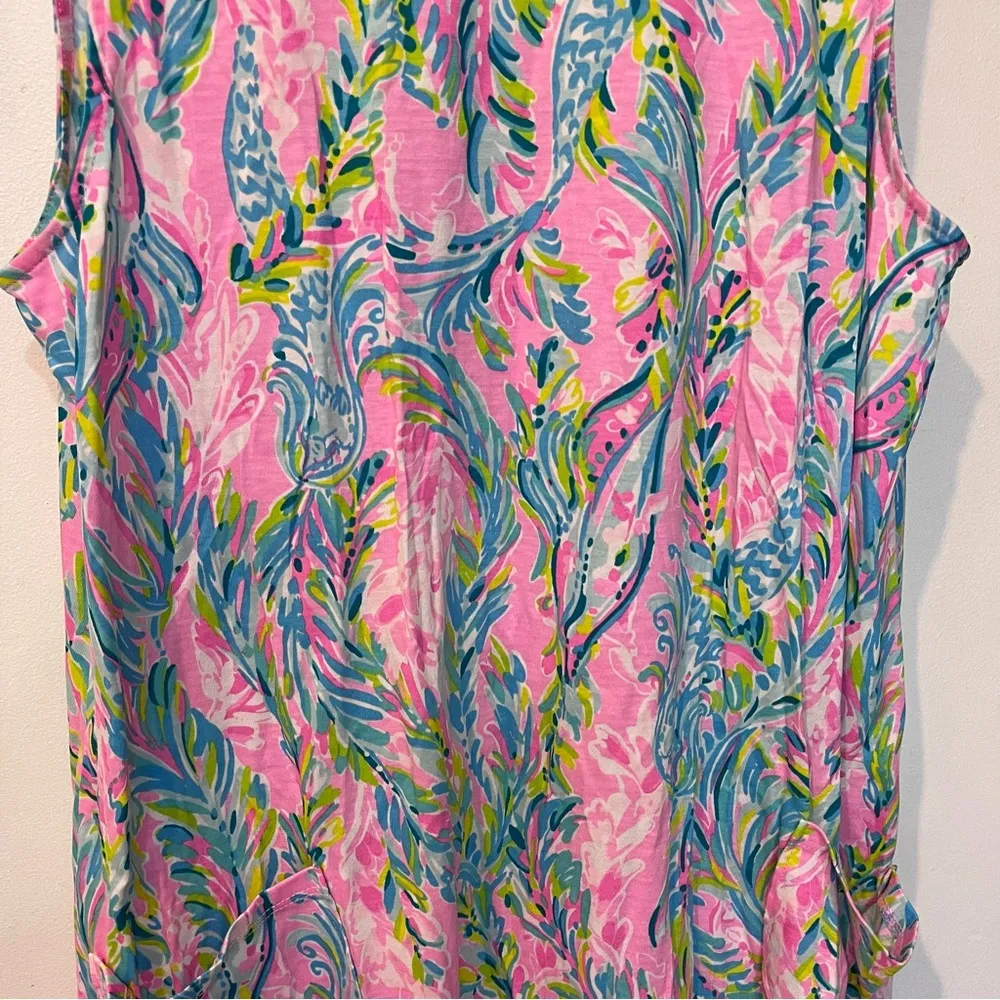 Lilly Pulitzer Unicorn of the Sea Kristen Flounce Dress with Pockets M - Image 7