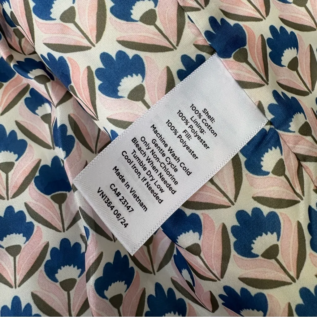 Talbots Quilted Bomber Jacket Burnt Olive Green Women’s Medium - Image 7