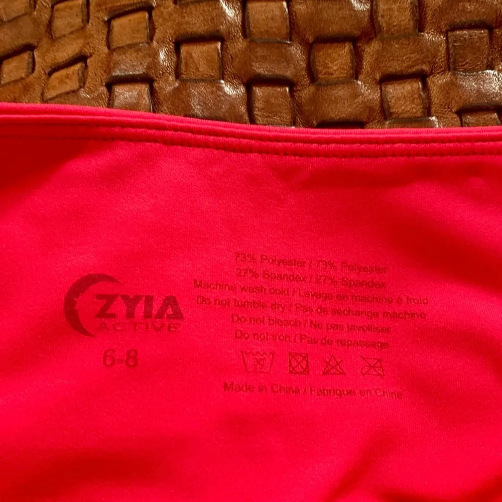 Zyia  Active Red Leggings - Image 3