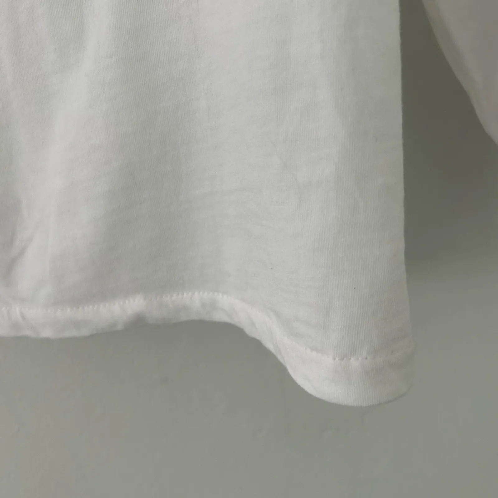 Madewell Women's Puff-Sleeve Drop Shoulder White Knit Top Blouse S Small New - Image 6