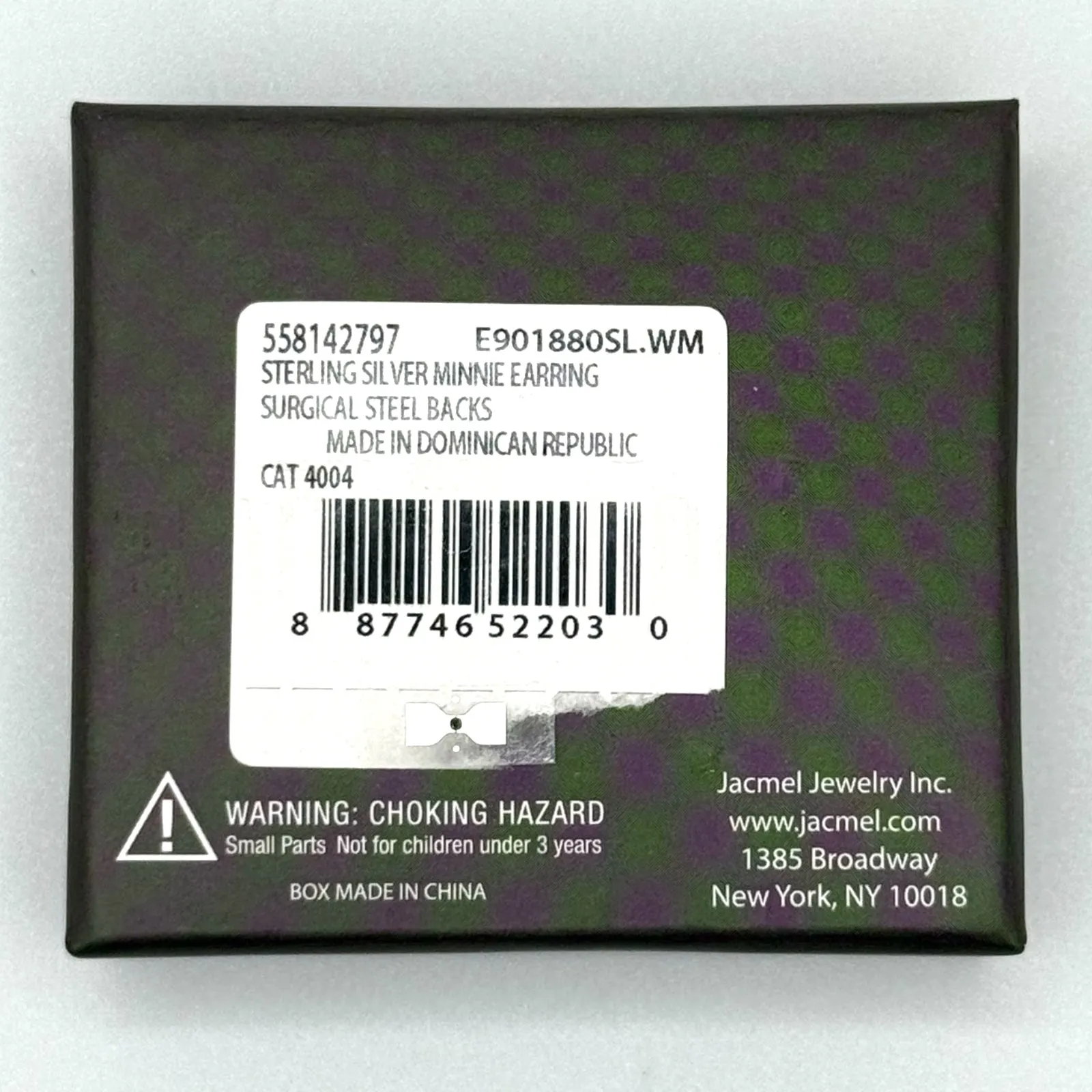 NEW Sterling Silver Minnie Mouse Silhouette Surgical Steel Back Earrings - Image 4