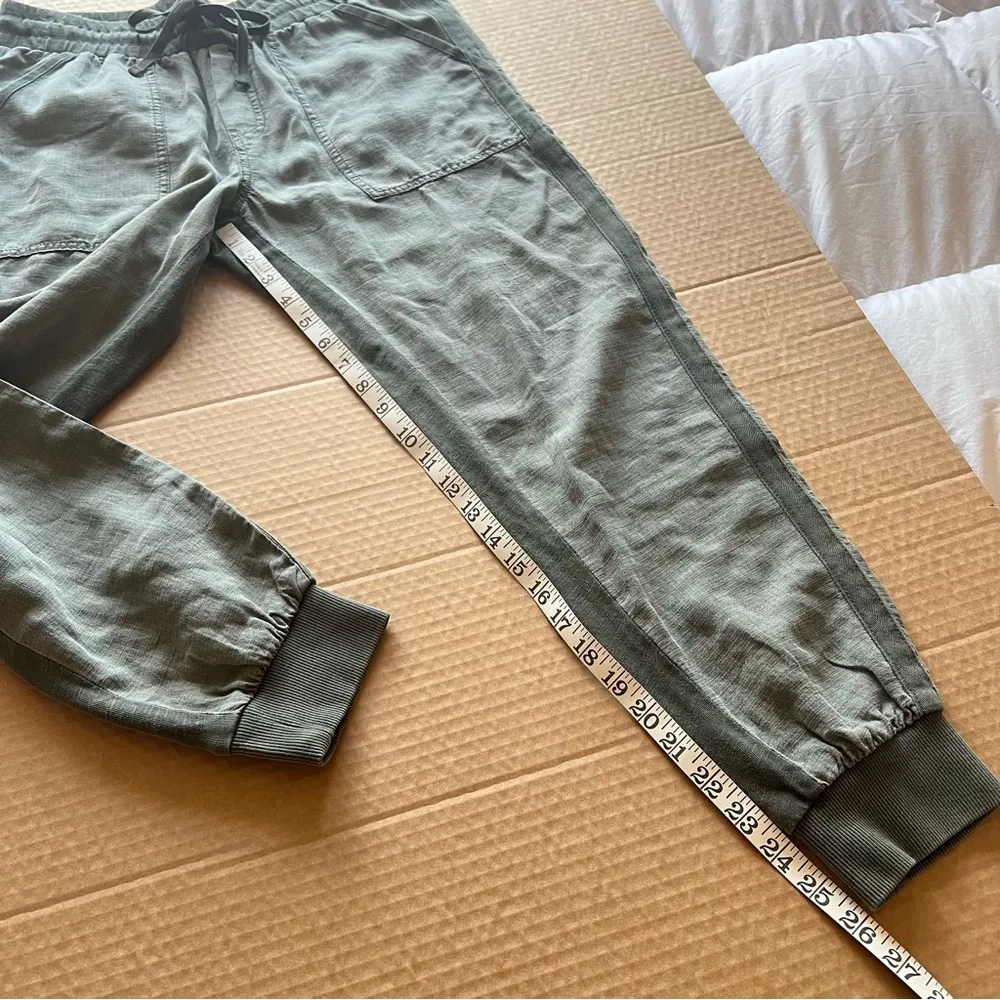 Splendid Lakeside Jogger, lyocell/linen blend, moss green, size S - Image 11