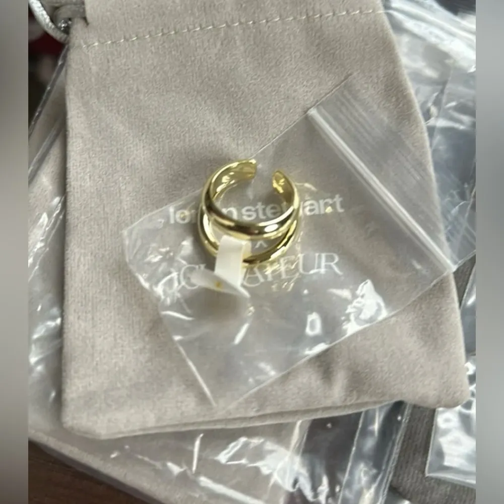 Loren Stewart X Curateur | Deux Open Band Ring | 14K Gold Over Brass| NWT - Image 13