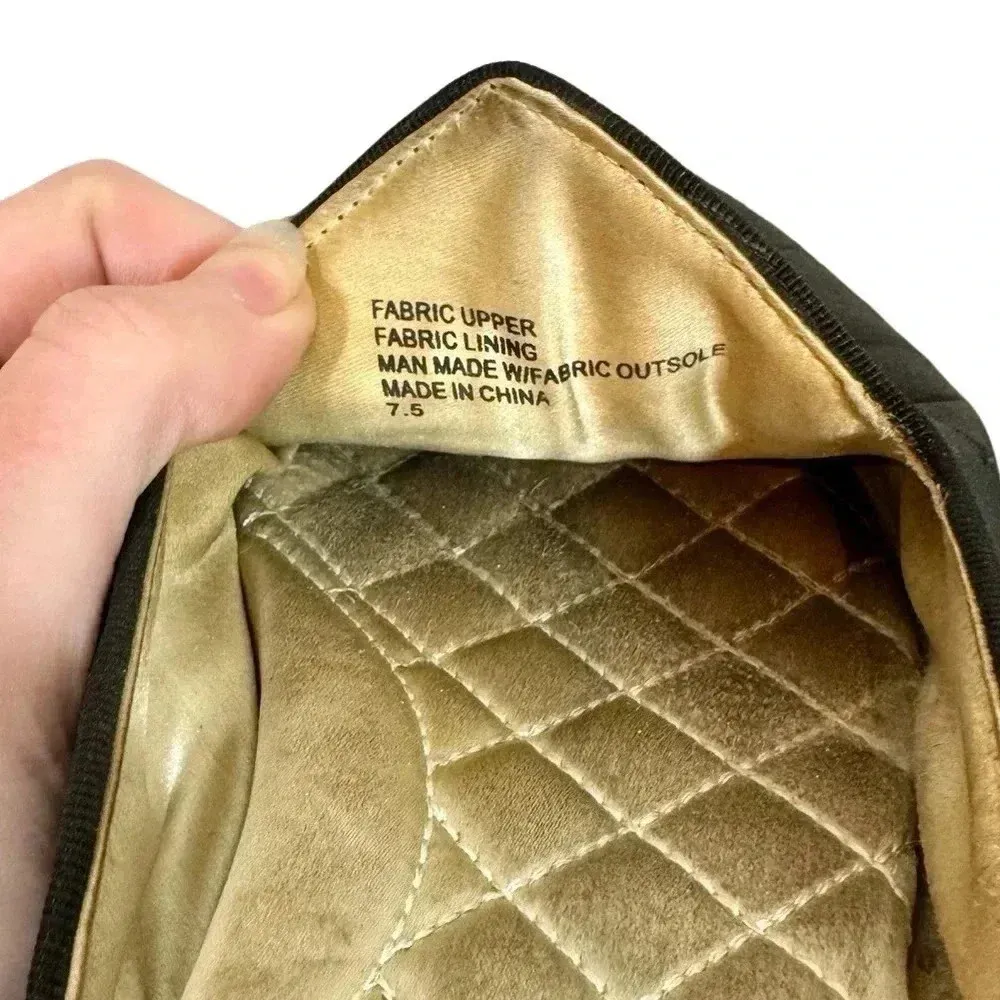 Birdies The Raven Mule in Satin Slubbed Shantung Black - Image 10