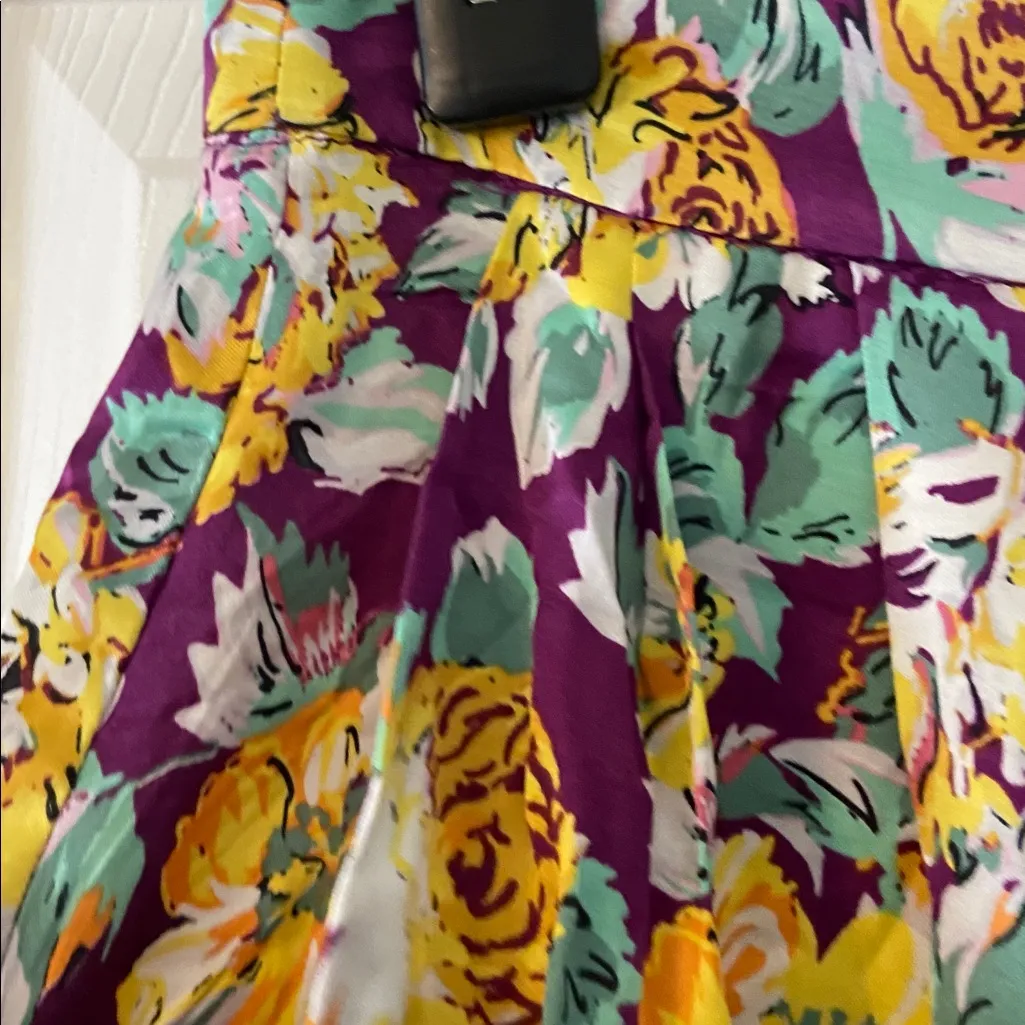 Zara The Bianca Bermuda Multicolor Floral size XS brand new inseam 10”waist 26” - Image 3