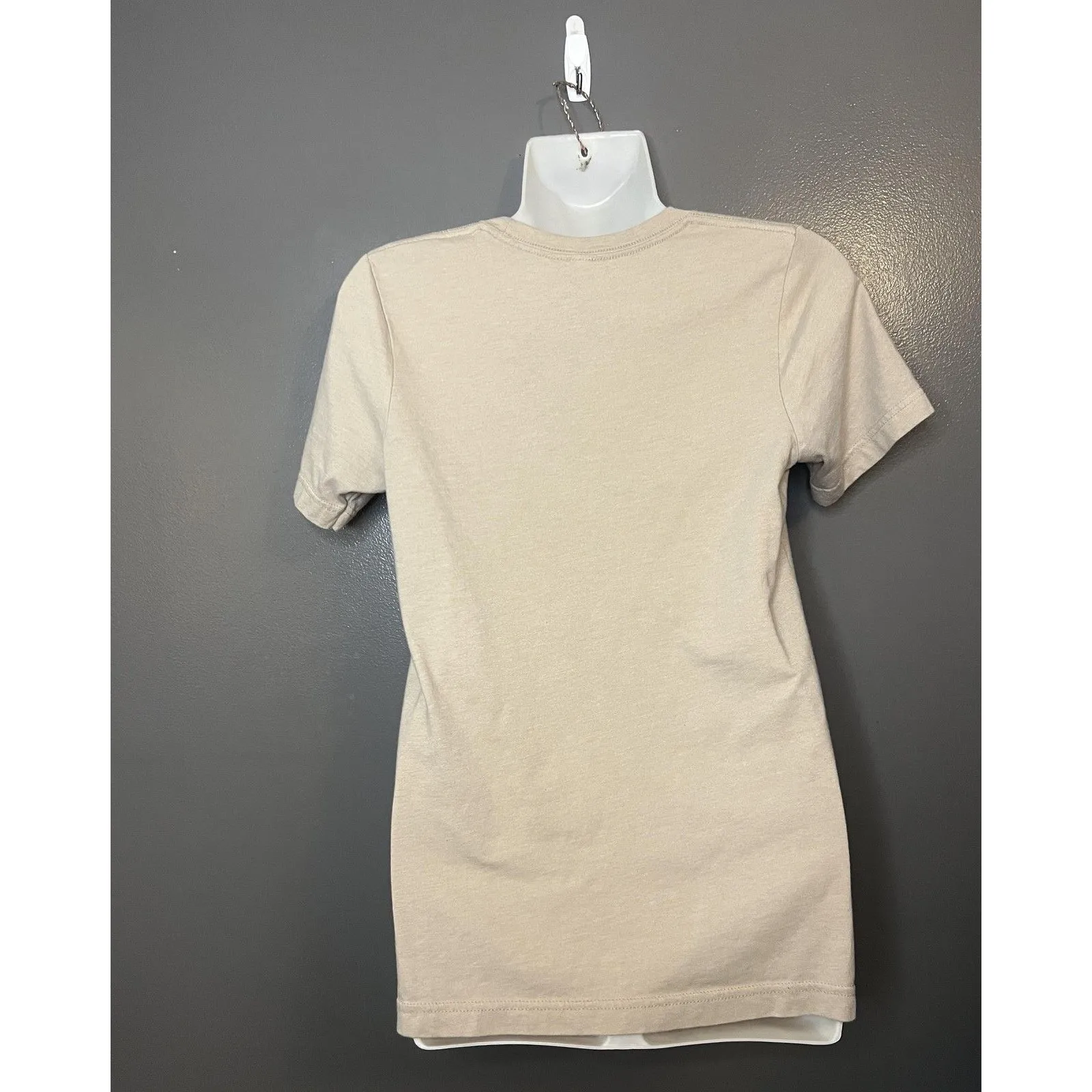 Bella + Canvas Little Oak Cafe Shirt Womens XS Beige Graphic T-Shirt Canton CT - Image 5