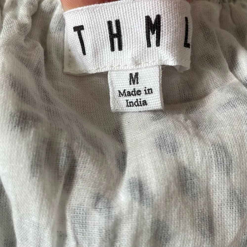 THML Moroccan Crochet Boho Tiered Midi Maxi Dress Size M - Image 6