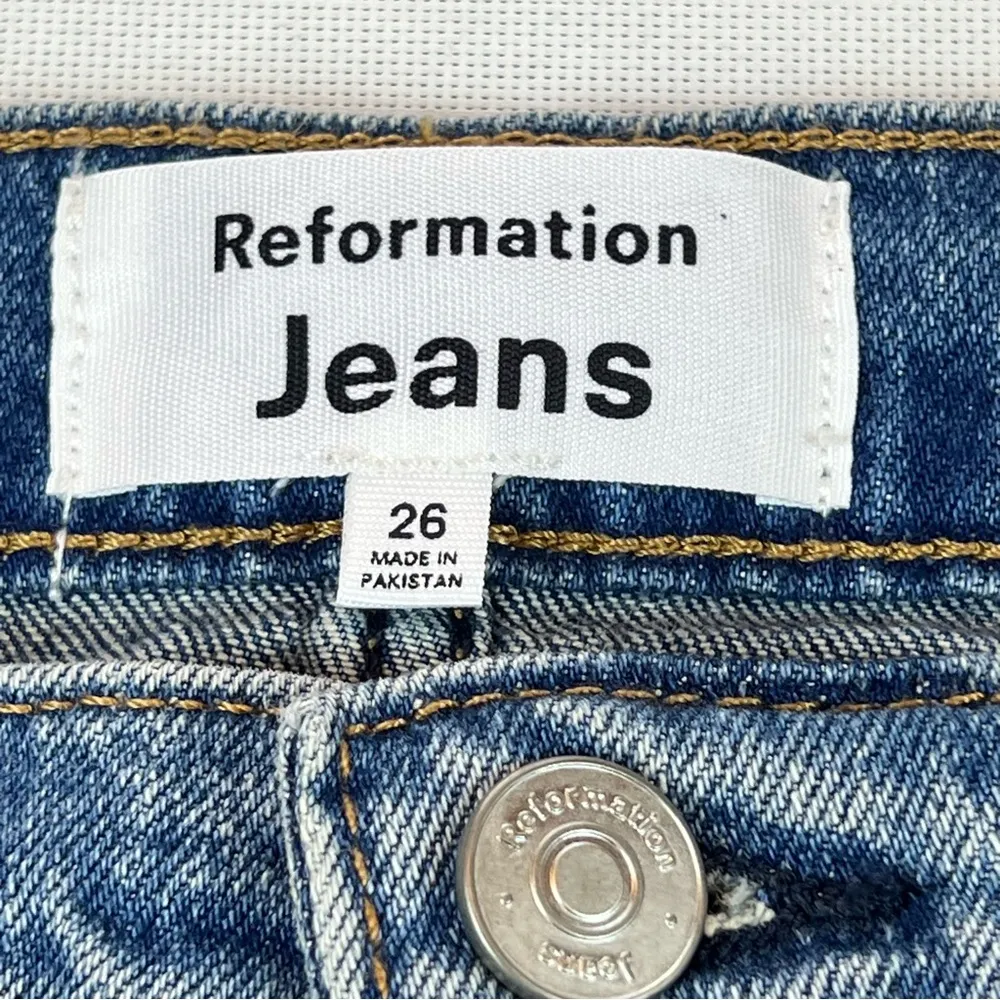 Reformation Daria Ultra High Rise Denim Maxi Skirt - Image 13